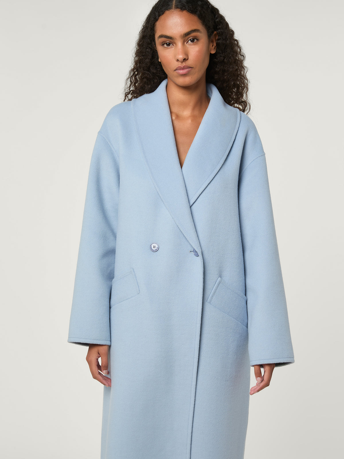 Long oversized wool coat best sale