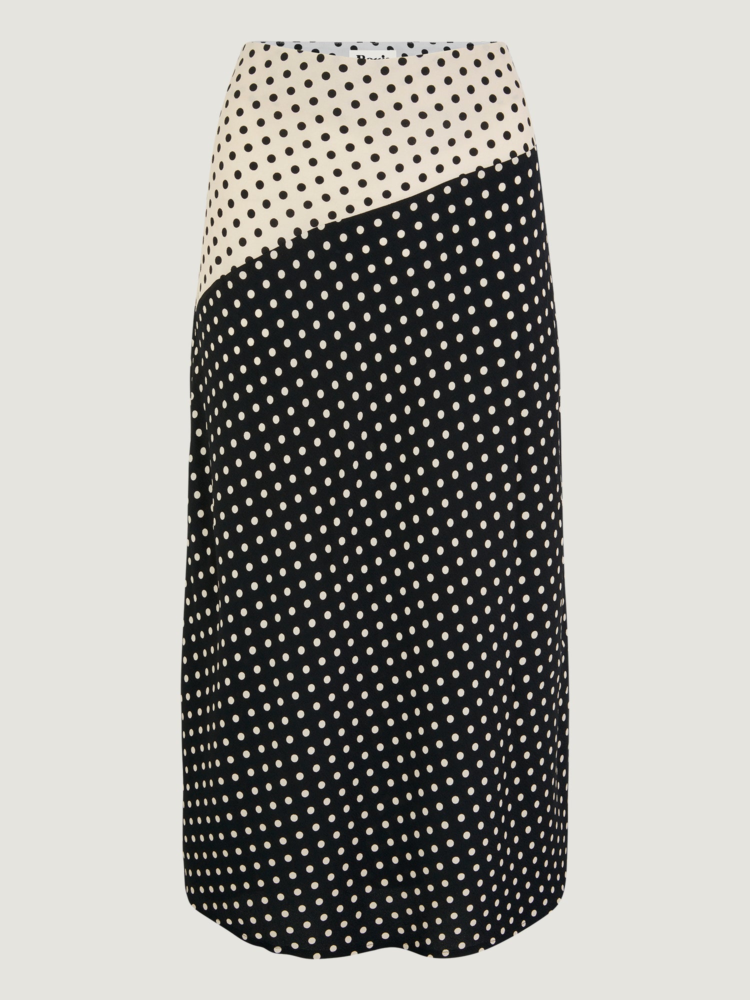 Midi flared skirt with polka dots print | Rouje • Rouje Paris